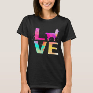 Colourful Llama Mum Llama T-Shirt