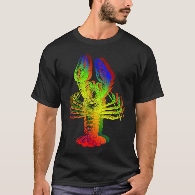 Colourful Lobster T-Shirt (Front)