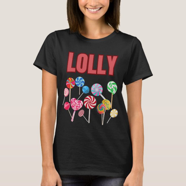 Colourful lollipop candy T-Shirt (Front)