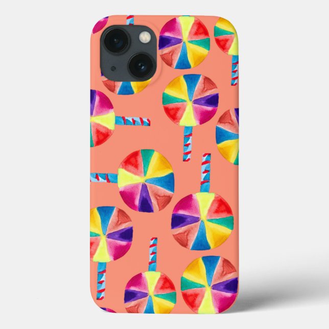 Colourful lollipops pattern Case-Mate iPhone case (Back)