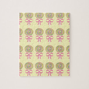 Colourful lollipops pattern jigsaw puzzle
