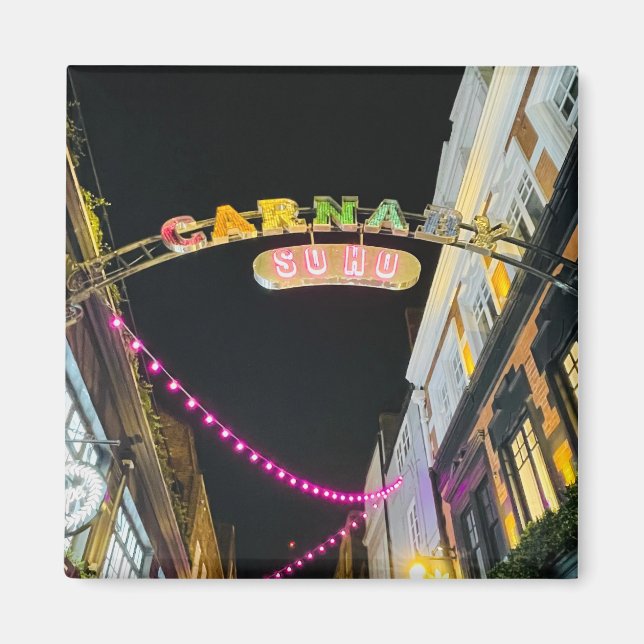 Colourful London Magnet Soho, England (Front)