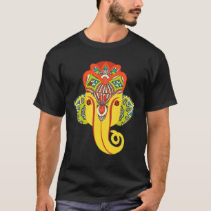 Colourful Lord Ganesha Elephant Beautiful Indian S T-Shirt