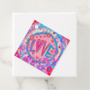 Colourful Love Fun Valentine Inspirivity Favour Ta Favour Tags