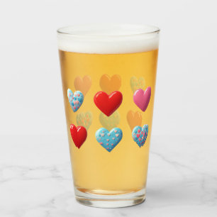 Colourful Love Hearts For Cosy Valentine Spaces ❤️ Glass