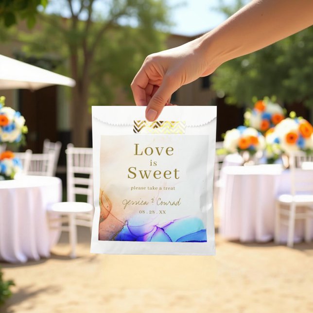 Colourful Love is Sweet Wedding  Favour Bags (Colorful Love is Sweet Wedding Favor Bag.
)