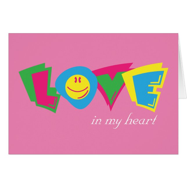 Colourful love sign (Front Horizontal)