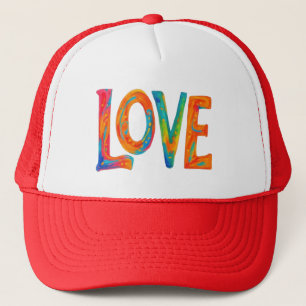 Colourful Love Word Hat