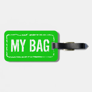 Colourful luggage tags   Customise colours