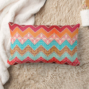 Colourful lumbar cushion