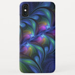 Colourful Luminous Abstract Blue Pink Green Fracta Case-Mate iPhone Case<br><div class="desc">Fractal Art,  modern,  abstract and luminous.
Design for your phone case and more.</div>