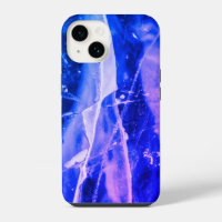 Colourful Luminous Abstract Blue White Navy Leggin