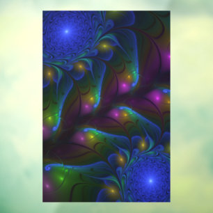 Colourful Luminous Abstract Modern Trippy Fractal