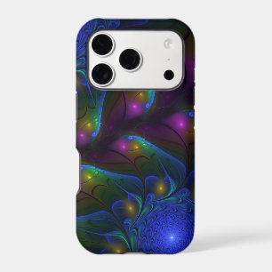 Colourful Luminous Abstract Modern Trippy Fractal