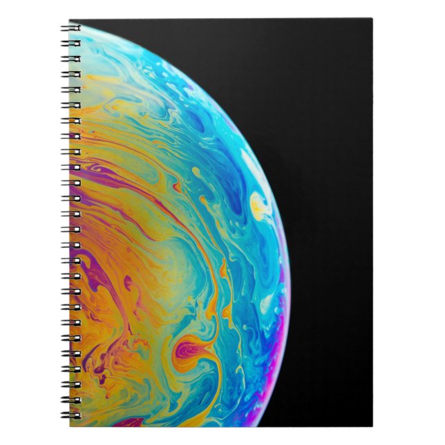 Colourful Lunar Pics Cool Moon Images Creative Moo Notebook (Front)