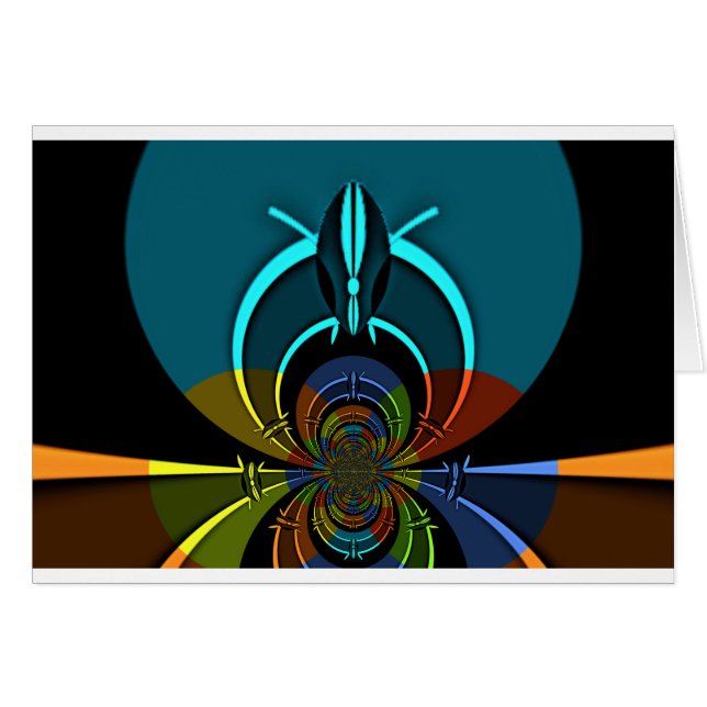 Colourful Maasai Shield Design (Front Horizontal)