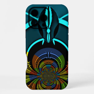 Colourful Maasai Shield Design iPhone 16 Pro Max Case