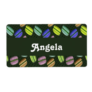 Colourful macaron pattern