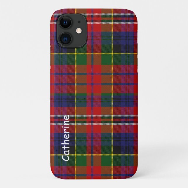 Colourful MacPherson Plaid iPhone 11 case (Back)