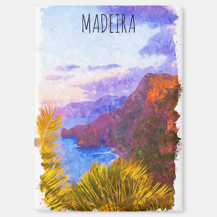 Colourful Madeira Portugal Scenery Travel  Magnet