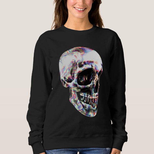 Colourful Magic Skull Sweatshirt (Front)