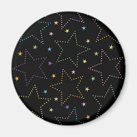 Colourful Magical Starry Night Sky Pattern