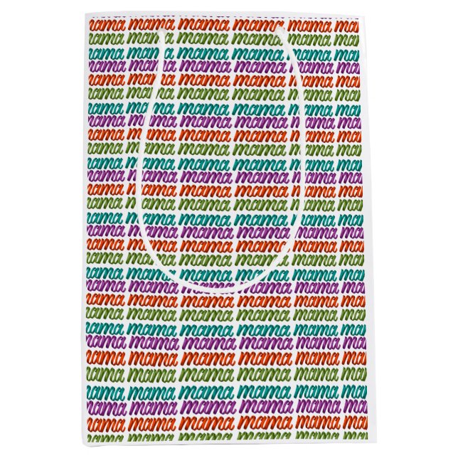 Colourful Mama Gift Bag (Front)