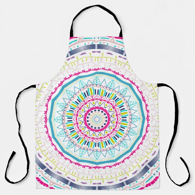colourful mandala apron (Front)
