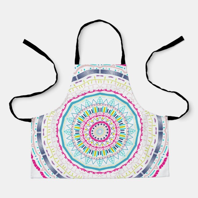 colourful mandala apron (Front)