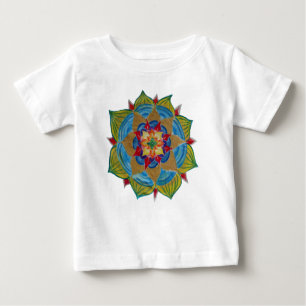 Colourful Mandala Baby Fine Jersey T-Shirt