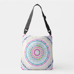 colourful mandala crossbody bag