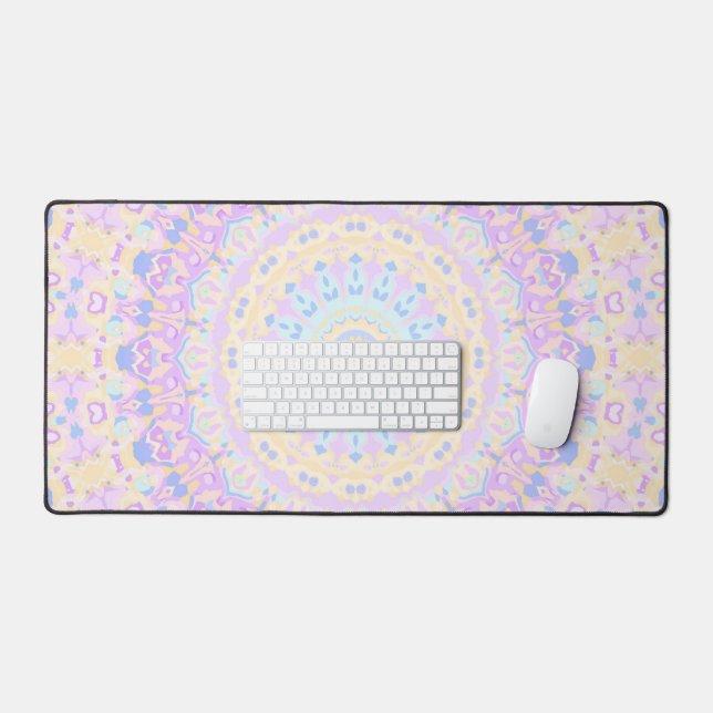 Colourful Mandala   Desk Mat (Keyboard & Mouse)
