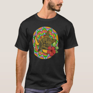 Colourful Mandala Flowers Ocean Animal Hawaiian Tu T-Shirt
