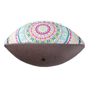 colourful mandala football