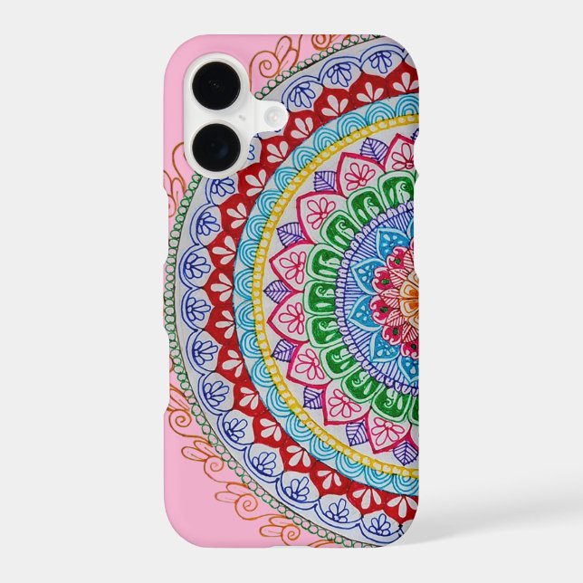 Colourful Mandala iPhone 17 Case (Back)