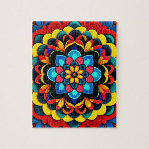 Colourful Mandala Jigsaw Puzzle