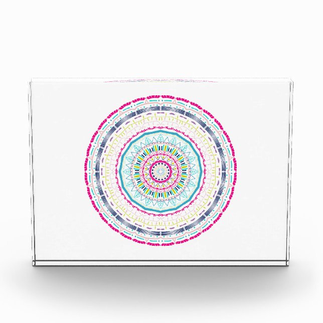 colourful mandala photo block (Front)