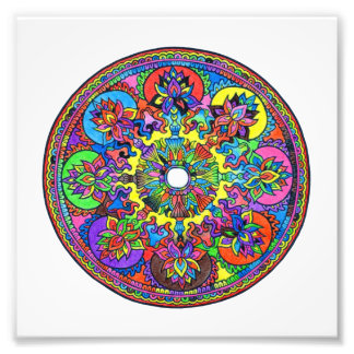 Colourful Mandala Photo Print