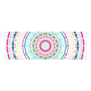 colourful mandala photo print
