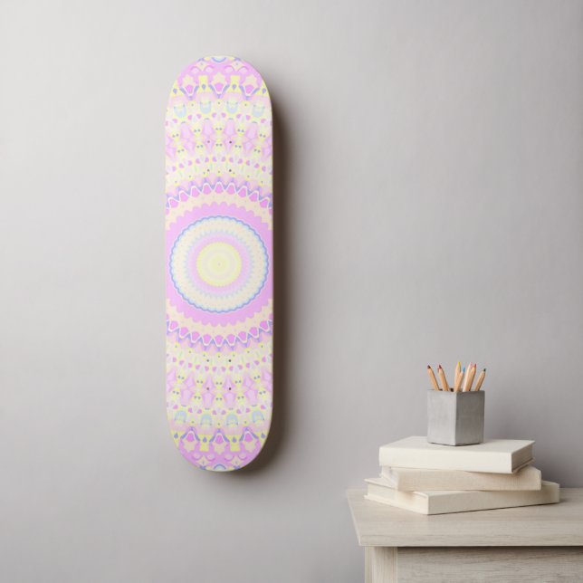 Colourful Mandala Skateboard (Wall Art)