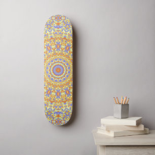 Colourful Mandala Skateboard