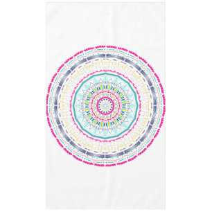 colourful mandala tablecloth