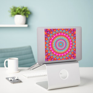 Colourful mandala vinyl sticker