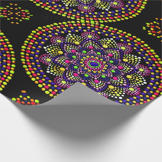 Colourful Mandala - Wrapping Paper (Corner)