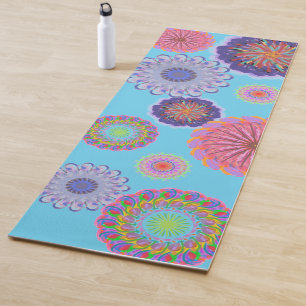 Colourful Mandalas Yoga Mat