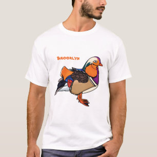Colourful mandarin duck illustration  T-Shirt