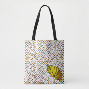 Colourful Mango Ice Cream Cone icecreamliciouS Tote Bag
