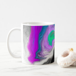 Colourful Marble Art Explosion    Coffee Mug
