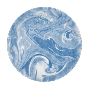 Colourful Marble Art Pattern. Cutting Board