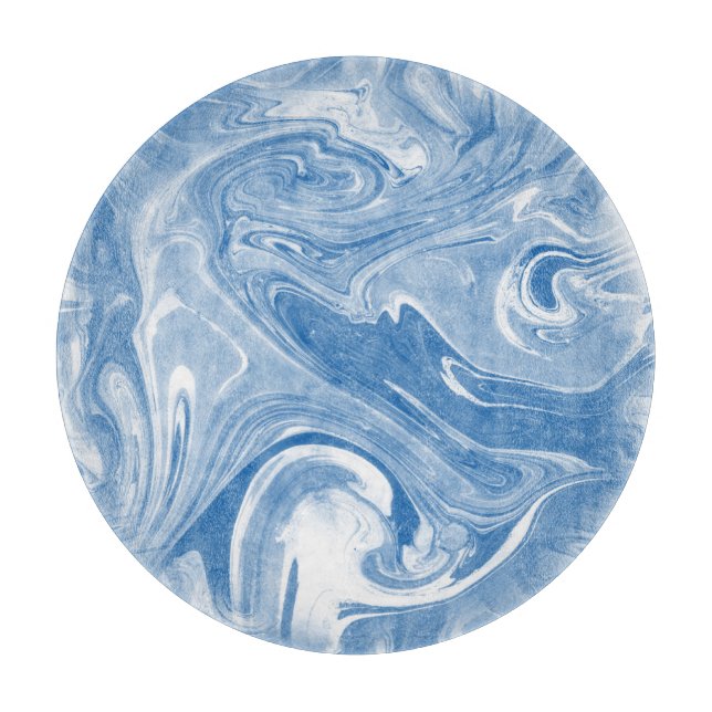 Colourful Marble Art Pattern. Cutting Board (Front)